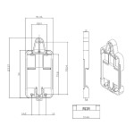 SONOFF θήκη για ράγα διακοπτών SNF-DR