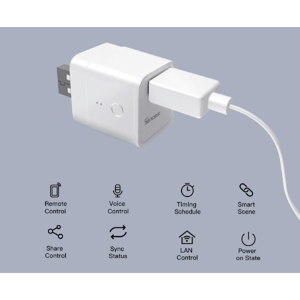 SONOFF Smart USB adapter Micro, 5V, Wireless