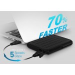 SILICON POWER εξωτερικός HDD Armor A66, 1TB, USB 3.2, μπλε