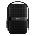 SILICON POWER εξωτερικός HDD Armor A60, 1TB, USB 3.2, μαύρος