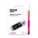 SILICON POWER USB Flash Drive Ultima II-I, 16GB, USB 2.0, μαύρο