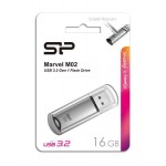 SILICON POWER USB Flash Drive Marvel M02, 16GB, USB 3.2, γκρι