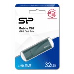 SILICON POWER USB-C Flash Drive Mobile C07, 32GB, USB 3.2, μπλε