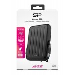 SILICON POWER εξωτερικός HDD Armor A66, 4TB, USB 3.2, μαύρος