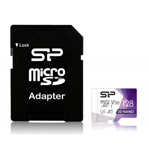 SILICON POWER κάρτα μνήμης Superior Pro microSDXC UHS-I, 128GB, Class 30