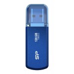 SILICON POWER USB Flash Drive Helios 202, 128GB, USB 3.2, μπλε