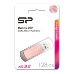 SILICON POWER USB Flash Drive Helios 202, 128GB, USB 3.2, ροζ χρυσό