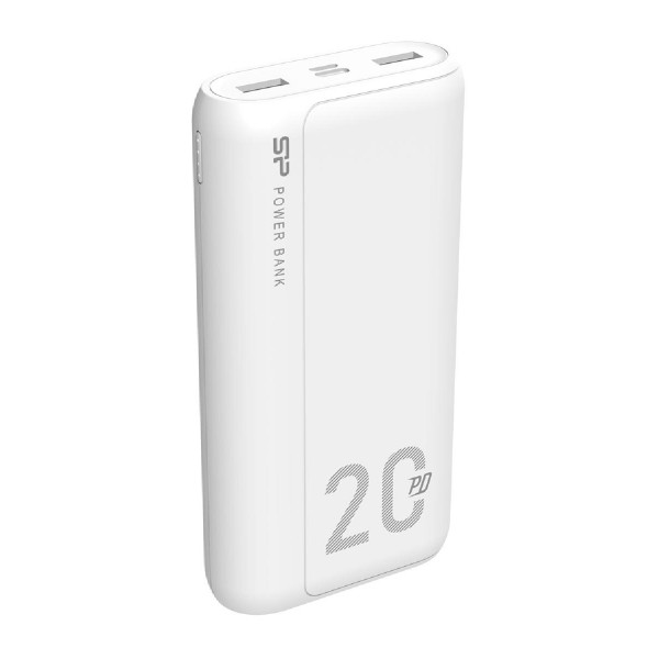 SILICON POWER power bank QS15, 20000mAh, 2x USB & USB Type-C, 18W, λευκό