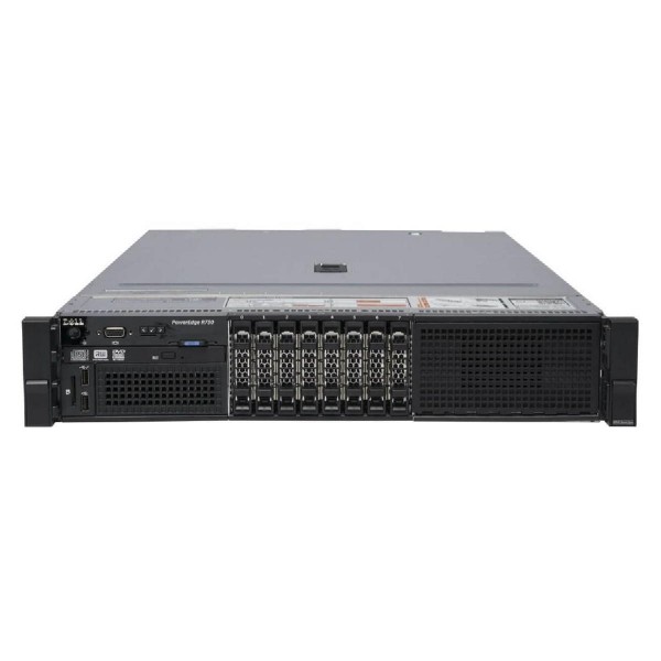 DELL Server R730, 2x E5-2630L v3, 32GB, 2x 750W, 8x 2.5", H730, REF SQ