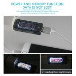 SUNSHINE USB tester φόρτισης SS-302A, V/A/Time/mAh