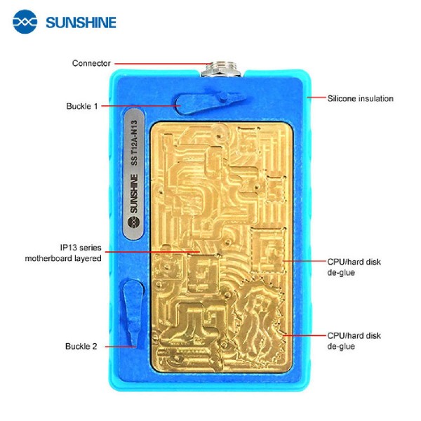 SUNSHINE βάση motherboard SS-T12A-N13 για iPhone 13 series, θερμαινόμενη