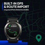 ZEBLAZE smartwatch Stratos 3 Pro, heart rate, 1.43" AMOLED, GPS, μαύρο