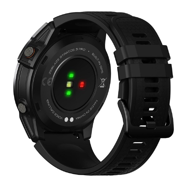 ZEBLAZE smartwatch Stratos 3 Pro, heart rate, 1.43" AMOLED, GPS, μαύρο