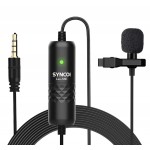 SYNCO μικρόφωνο Lav-S6E με clip-on, omnidirectional, 3.5mm, 6m, μαύρο