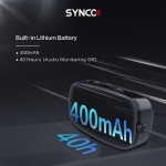 SYNCO μικρόφωνο Lav-S6M2, clip-on, omnidirectional, 3.5mm, 400mAh, μαύρο