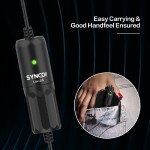 SYNCO μικρόφωνο Lav-S8 με clip-on, omnidirectional, 3.5mm, 8m, μαύρο