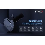 SYNCO μικρόφωνο SY-U3-MMIC με μαγνήτη, δυναμικό, καρδιοειδές, USB, μαύρο