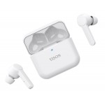 YISON earphones με θήκη φόρτισης T5, True Wireless, λευκά