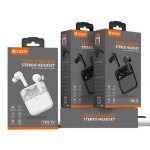 YISON earphones με θήκη φόρτισης T5, True Wireless, λευκά