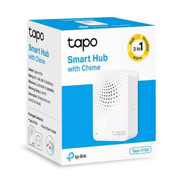 TP-LINK Smart Hub Tapo H100 με κουδούνισμα, Wi-Fi, Ver 1.0