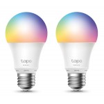 TP-LINK Smart λάμπα LED TAPO-L530E WiFi, 8.7W E27, 2500K-6500K RGB, 2τμχ