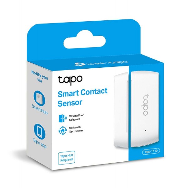 TP-LINK smart ασύρματη μαγνητική παγίδα Tapo T110, 868MHz, Ver 1.0