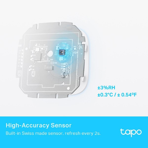 TP-LINK smart θερμόμετρο & υγρασιόμετρο Tapo T315, -20~60 °C, Ver 1.0