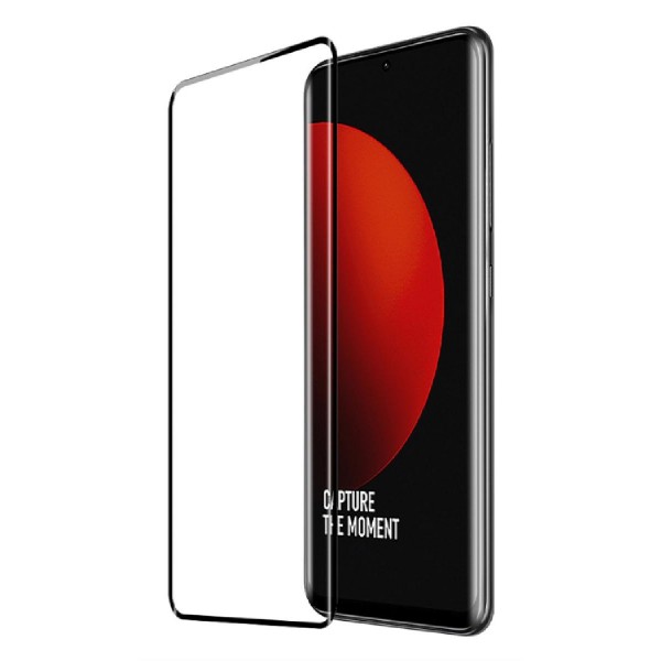 POWERTECH tempered glass 3D TGC-0551, full glue, Xiaomi 12S Ultra, μαύρο