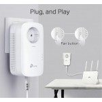 TP-LINK Passthrough Powerline Starter Kit TL-PA8010P KIT, AV1300 Gigabit