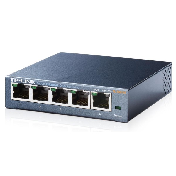 TP-LINK Gigabit Switch TL-SG105, 5 θύρες, Ver. 5.0