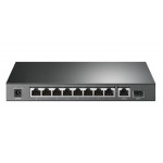 TP-LINK desktop switch TL-SG1210P, 10-Port Gigabit, 8x PoE+, Ver. 3.0