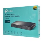 TP-LINK desktop switch TL-SG1210P, 10-Port Gigabit, 8x PoE+, Ver. 3.0