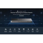 TP-LINK JetStream switch TL-SG2016P, 16-Port Gigabit, 8x PoE+, Ver. 1.0