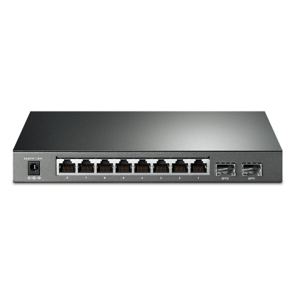 TP-LINK JetStream switch TL-SG2210P, 10-Port Gigabit, 8x PoE+, Ver. 5.0