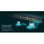 TP-LINK L2+ Managed Switch TL-SG3428XMP, 24x PoE+, 4x SFP+, Ver. 2.0