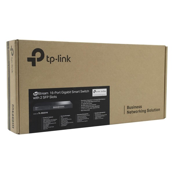 TP-LINK JetStream L2+ managed switch TL-SG3428, 24-Port Gigabit, Ver.2.0