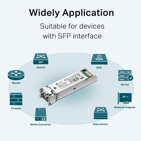 TP-LINK 1000Base-LX SMF Mini GBIC Module TL-SM311LS, έως 20km, Ver. 4.20