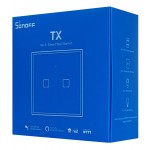 SONOFF smart διακόπτης ΤΧ-T2EU2C, αφής, διπλός, λευκός