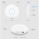 UBIQUITI Access Point UniFi U6 Pro, Wi-Fi 6, 5.300Mbps, 2.4/5GHz, PoE