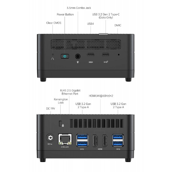 MINISFORUM mini PC UM690S, AMD 6900HX, 16/512GB SSD, Windows 11 Pro