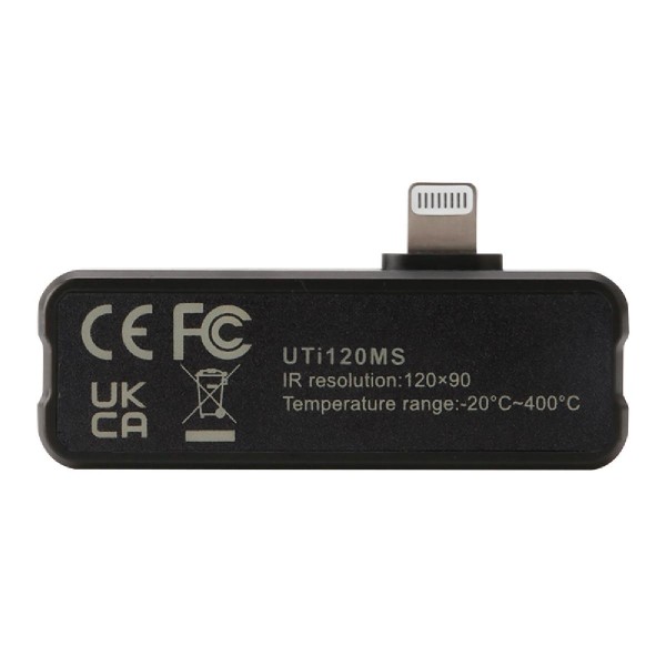 UNI-T συσκευή θερμικής απεικόνισης UTi120MS για iPhone, έως 400 °C