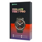 ZEBLAZE smartwatch Vibe 7 Pro, 1.43" AMOLED, ηχείο & mic, 3 ATM, μαύρο