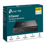 TP-LINK NVR καταγραφικό VIGI NVR1008H-8MP, 8MP, 8 κανάλια PoE, Ver. 1.0