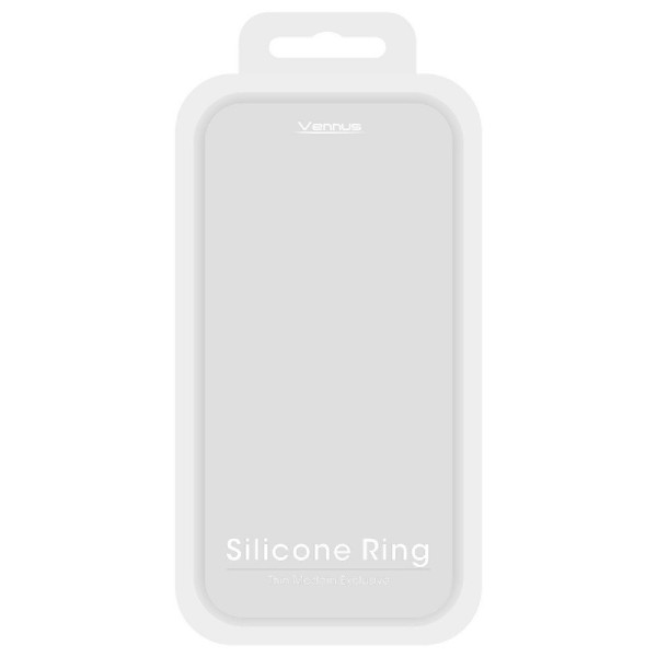 VENNUS θήκη Silicone Ring VNS-0069 για iPhone 14 Pro, κόκκινη