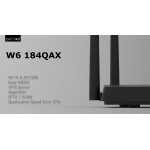 AIRLIVE mesh router W6184QAX, WiFi 6 dual band, AX1800, 4x Gigabit ports