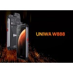 UNIWA smartphone W888 με ηχείο 2W, 6.3", 4/64GB, 4400mAh, IP68, μαύρο