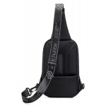 ARCTIC HUNTER τσάντα Crossbody XB00126, αδιάβροχη, μαύρη