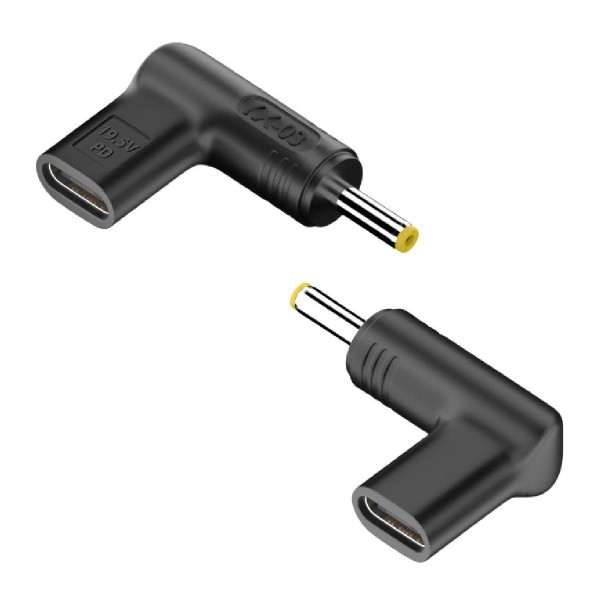 POWERTECH αντάπτορας τροφοδοσίας YX-03, USB-C σε HP 4x1.7mm, μαύρος